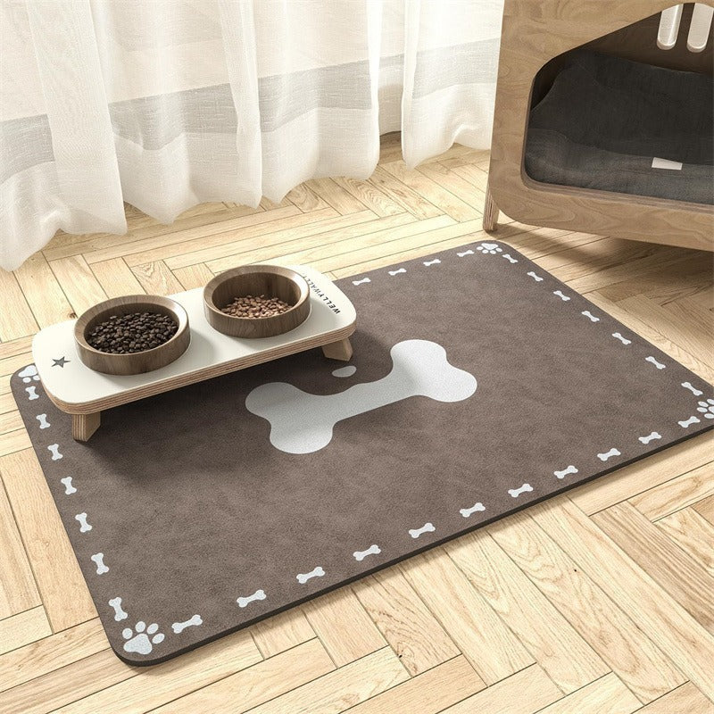 Extra-Large Waterproof Silicone Pet Feeding Mat with Non-Slip Backing