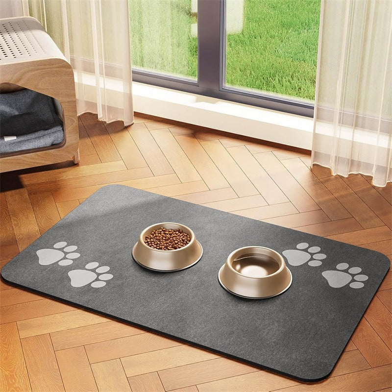 Extra-Large Waterproof Silicone Pet Feeding Mat with Non-Slip Backing