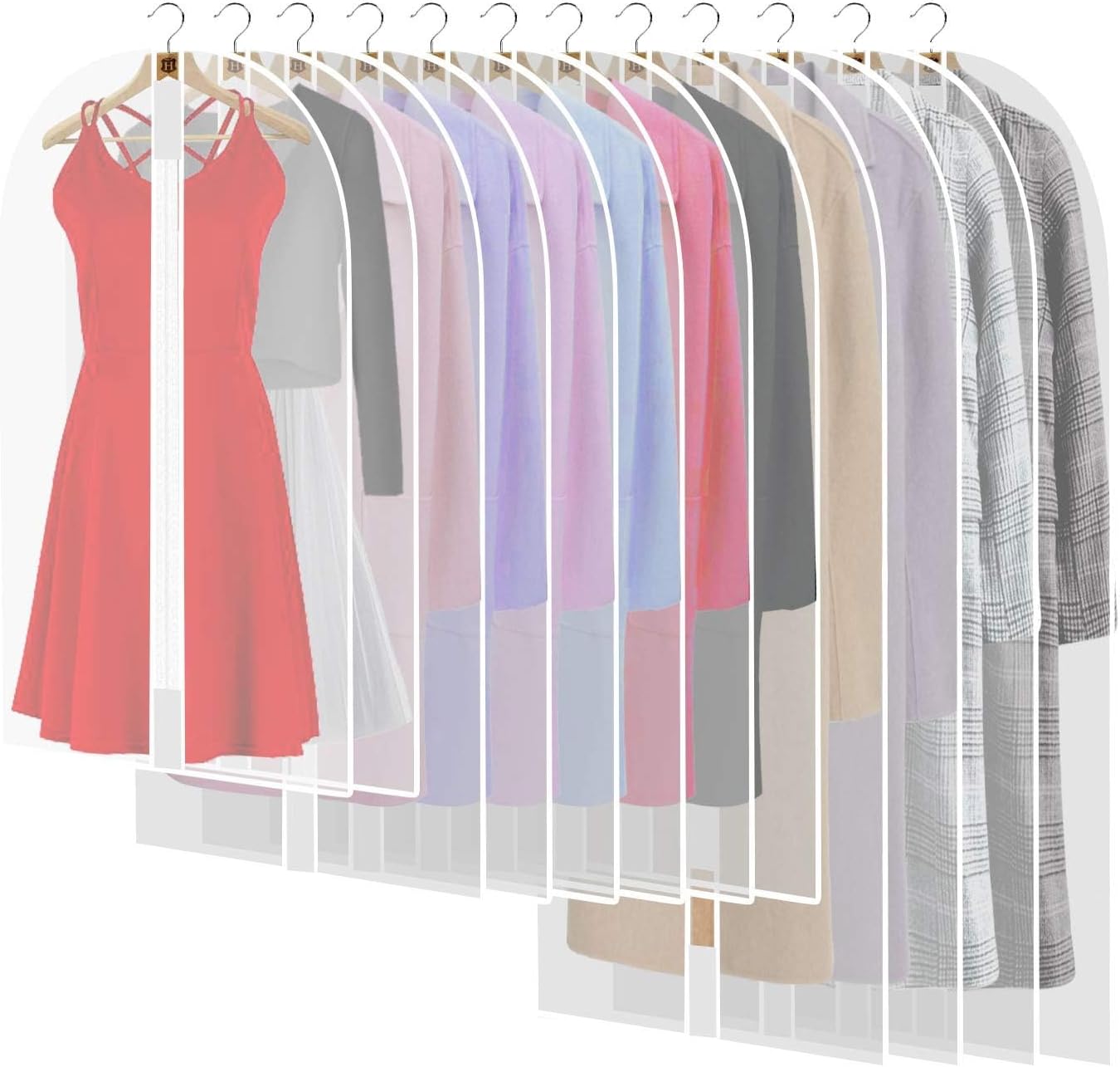 Extra-Long Dress & Gown Garment Bag – 71" (180.34 cm) Protective Covers with Handles