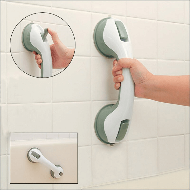 Extra Sturdy Suction Grab Bar – No Drilling Required