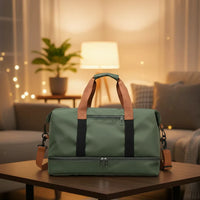 FITVOYAGE – Sac de sport avec compartiment à chaussures et compartiment étanche