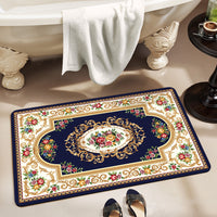 Tapis de bain floral