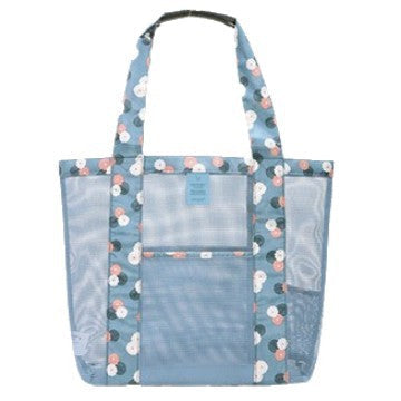 Floral Mesh Beach Tote