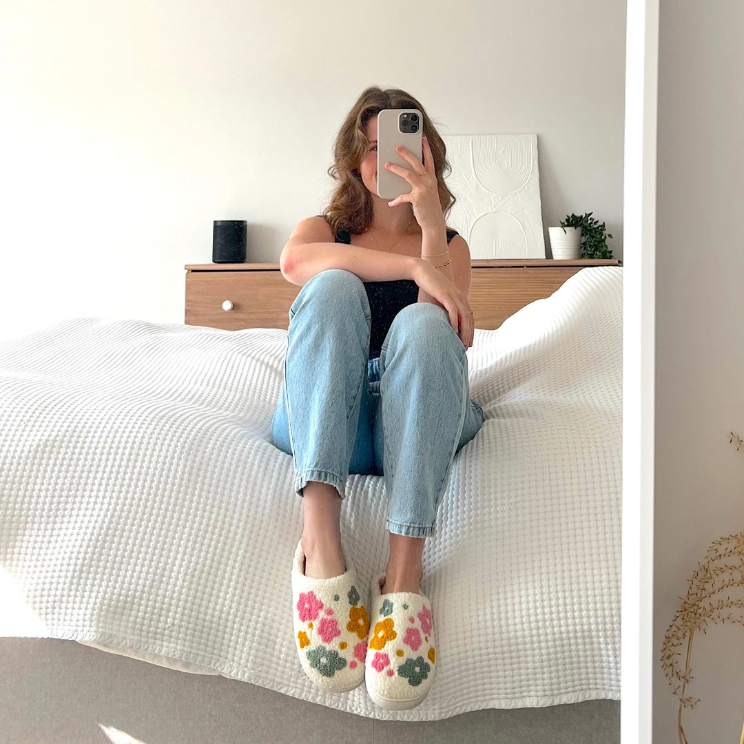 Floral Slippers