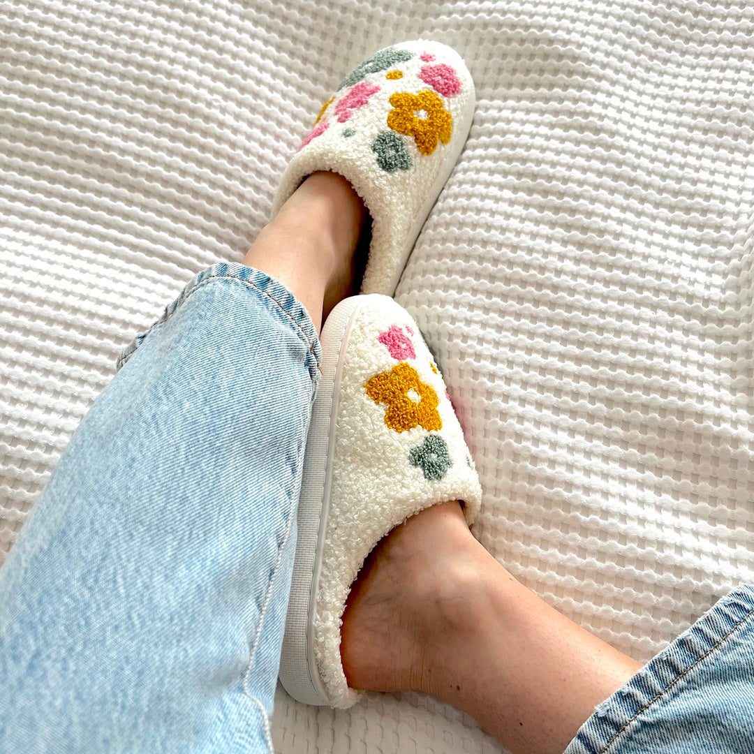 Floral Slippers