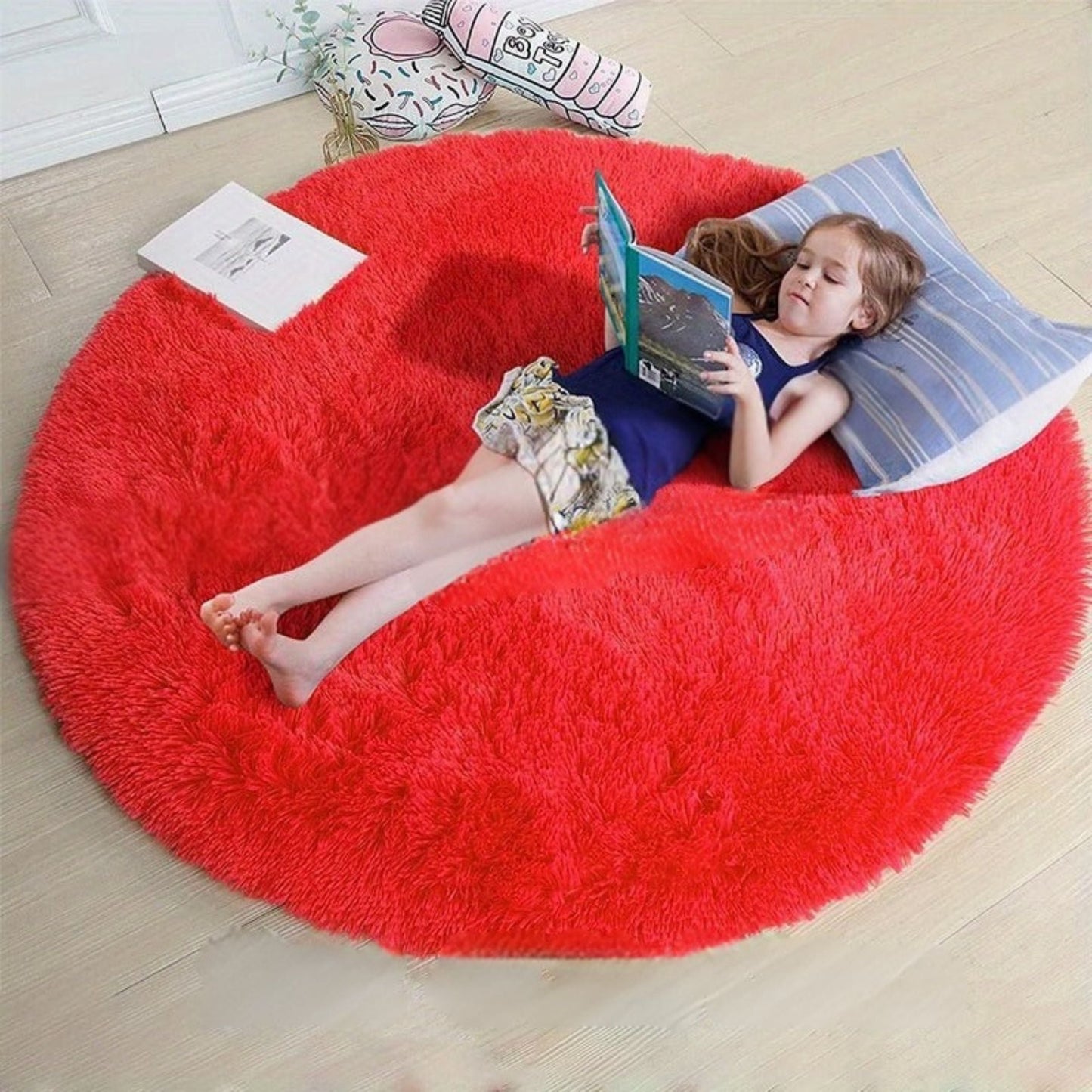 Fluffy Round Rug - Clouda