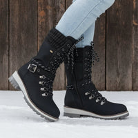 FROSTYNX – Bottes d’hiver orthopédiques pour femmes avec design imperméable et doublure thermique