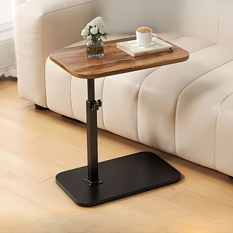 Functional Side Table with Height Adjustment Stylish Aid in Everyday Life
