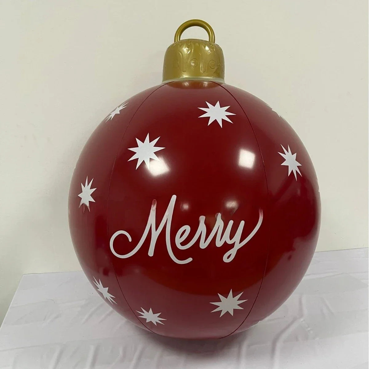 Boule de Noël gonflable géante pour décorations extérieures des fêtes