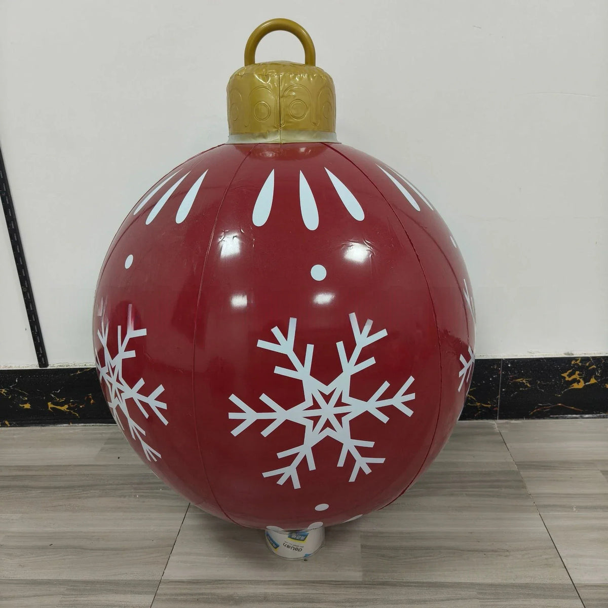 Boule de Noël gonflable géante pour décorations extérieures des fêtes