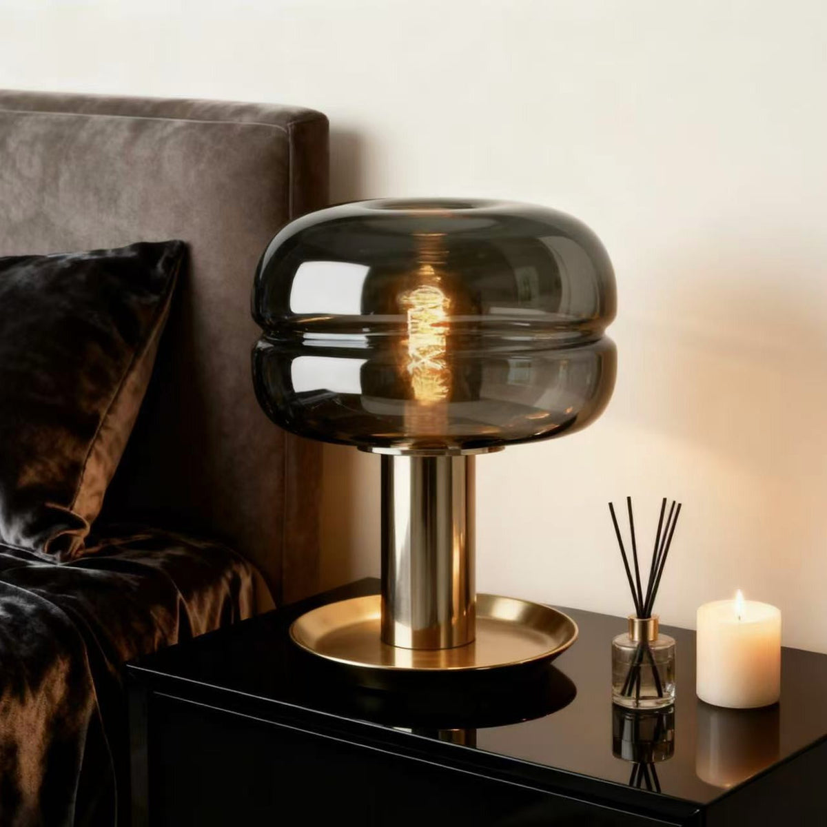 Glass Table Lamp