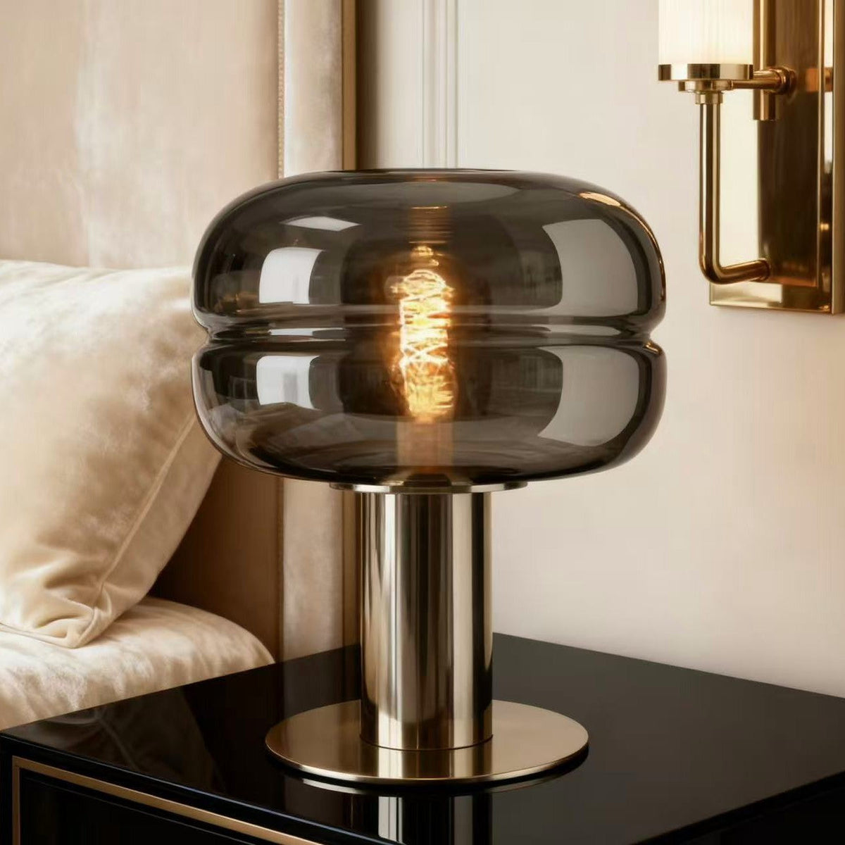 Glass Table Lamp