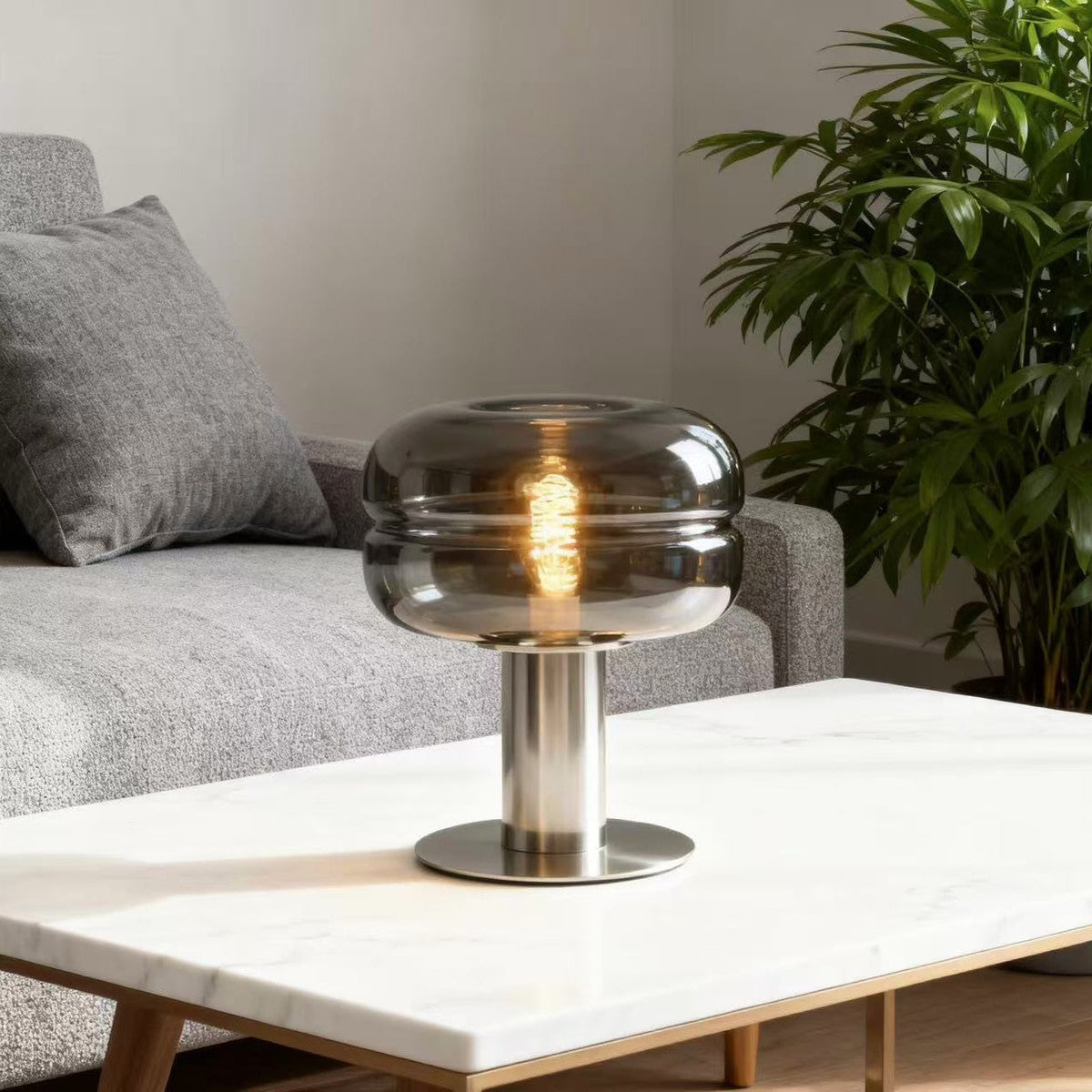Glass Table Lamp