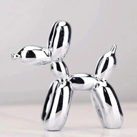 Glossy Resin Balloon Dog Sculpture – Modern Living Room Décor