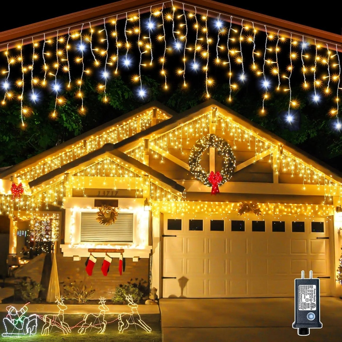 GlowCurtain | Blinking LED Light Curtain for Outdoor Decoration