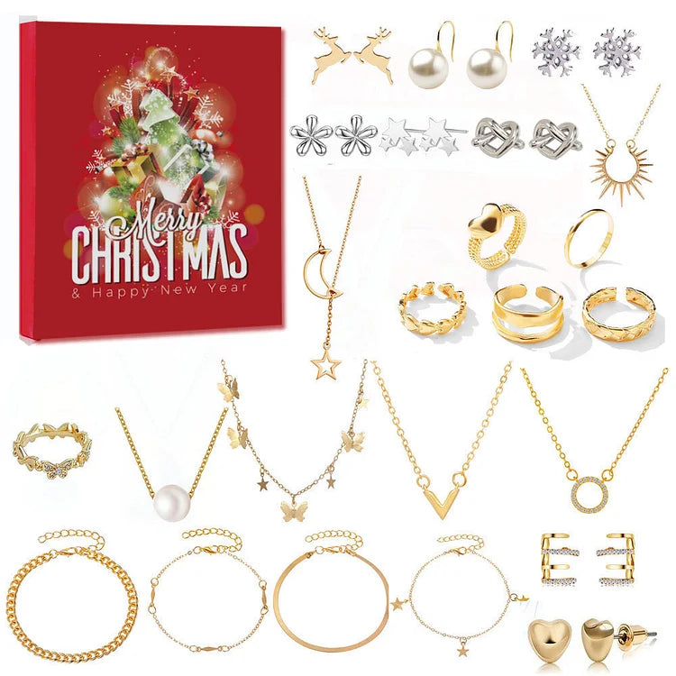 Calendrier de l’Avent de bijoux en or et en argent - Livia