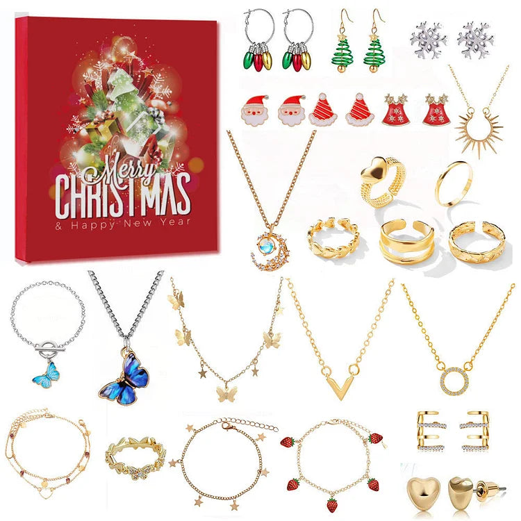 Calendrier de l’Avent de bijoux en or et en argent - Livia