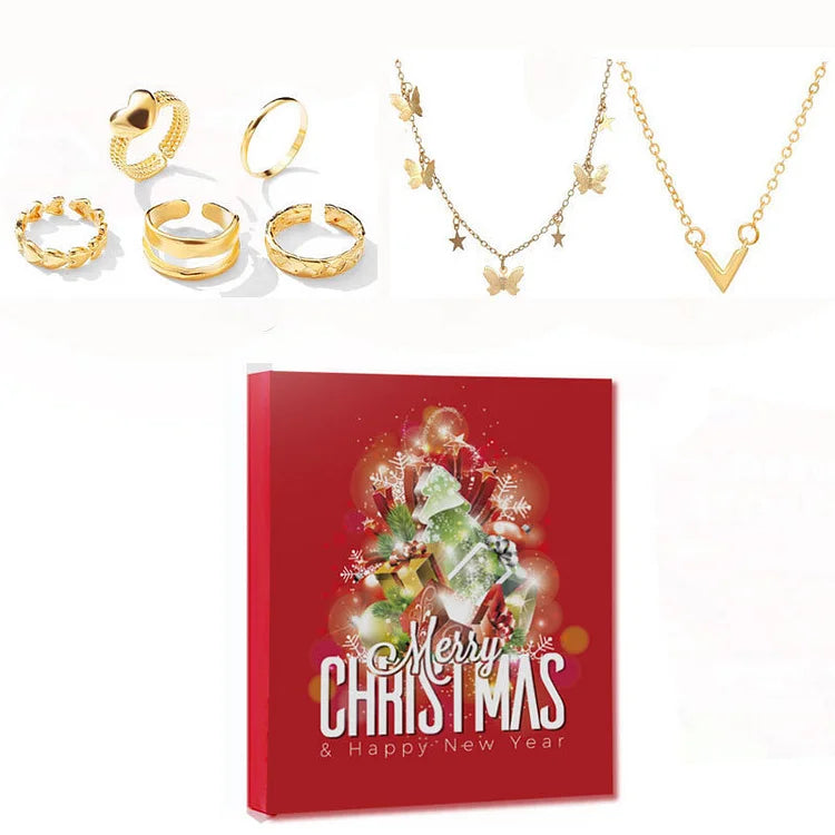 Calendrier de l’Avent de bijoux en or et en argent - Livia
