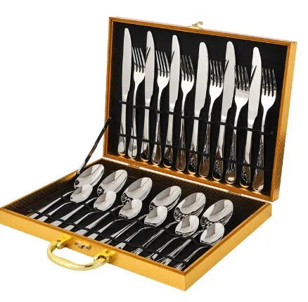 Golden Cutlery Set