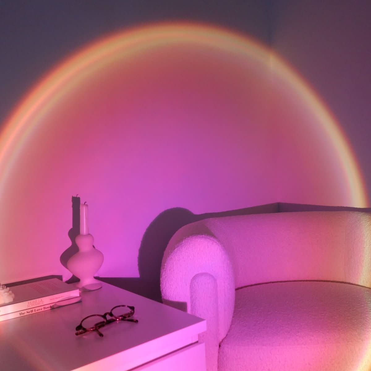 GOLDEN GLOW - Sunset lamp for atmospheric indoor lighting