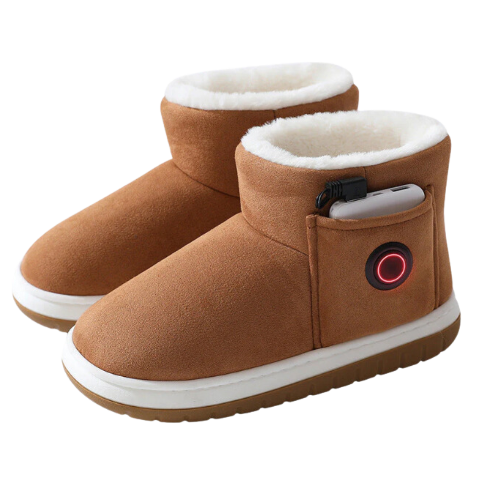 Graphene Heated Winter Boots with Adjustable Temperature and Rechargeable Battery