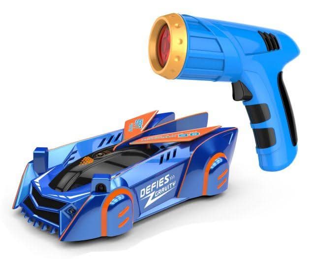 GRAVITYRACER – Laser-controlled wall-climbing RC car for kids