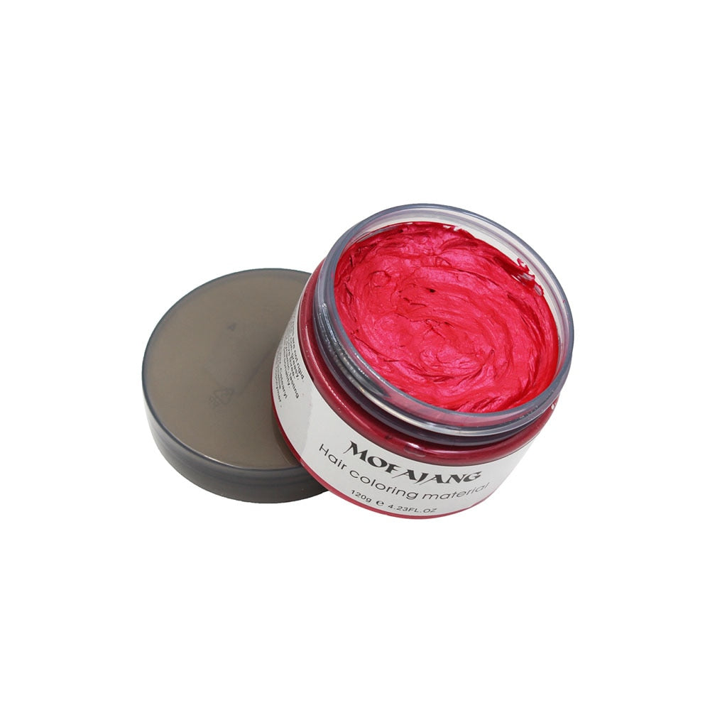 Hair Color Wax Water-Soluble Plant Extracts Unisex