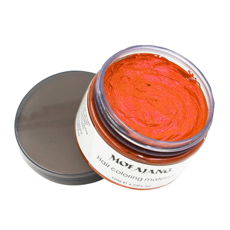 Hair Color Wax Water-Soluble Plant Extracts Unisex