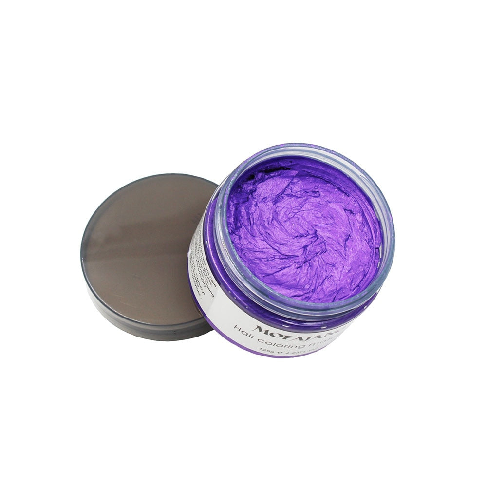Hair Color Wax Water-Soluble Plant Extracts Unisex