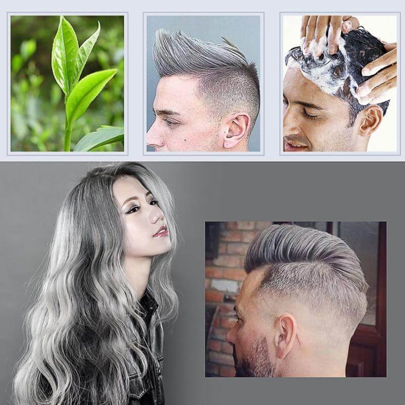 Hair Color Wax Water-Soluble Plant Extracts Unisex