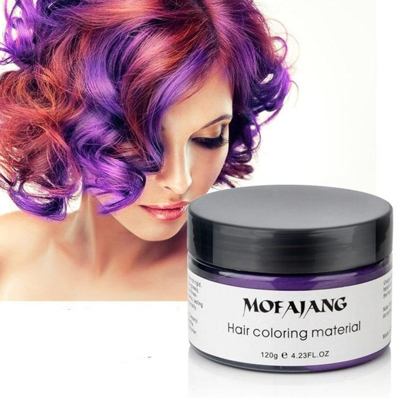 Hair Color Wax Water-Soluble Plant Extracts Unisex