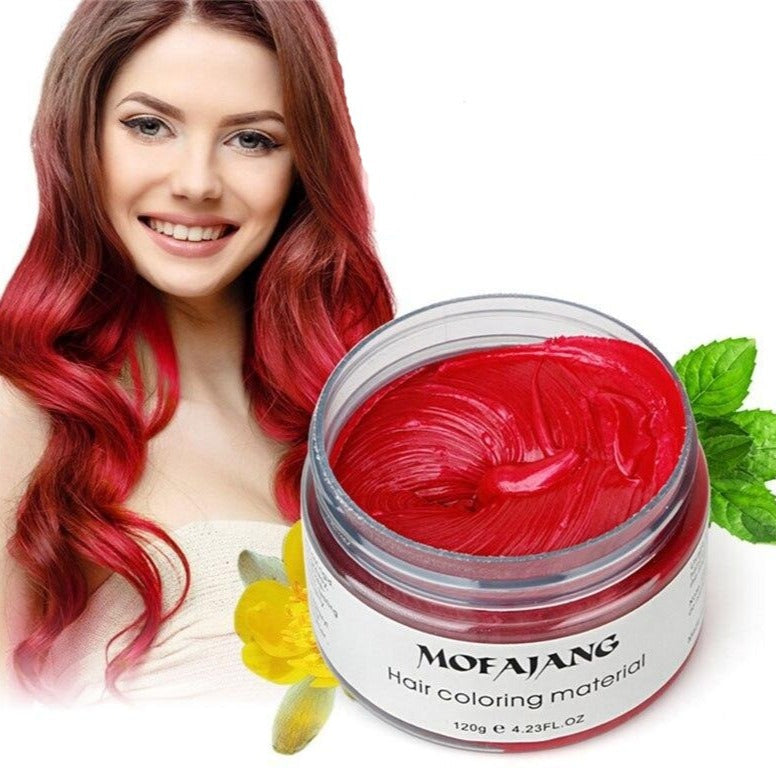 Hair Color Wax Water-Soluble Plant Extracts Unisex