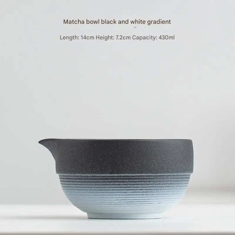 Handcrafted Japanese Ceramic Matcha Bowl - Green
