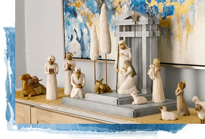 Handcrafted Nativity Set - 20-Piece Christmas Collection