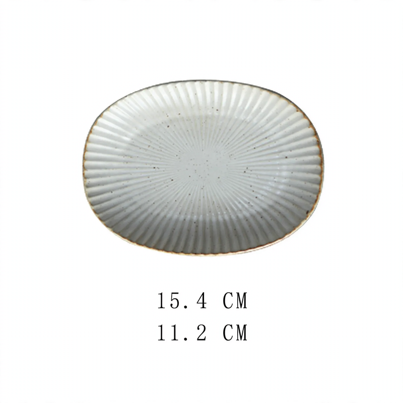 Handmade Oval Ceramic Bowl