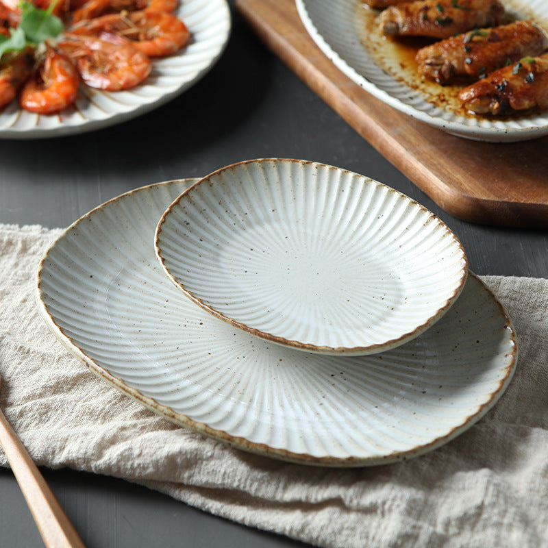 Handmade Oval Ceramic Bowl