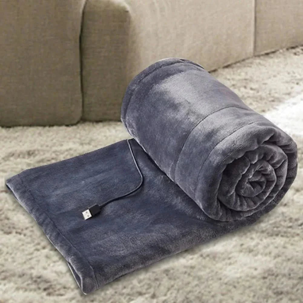 HEATEASE – Portable USB Warming Blanket with 3 Heat Settings