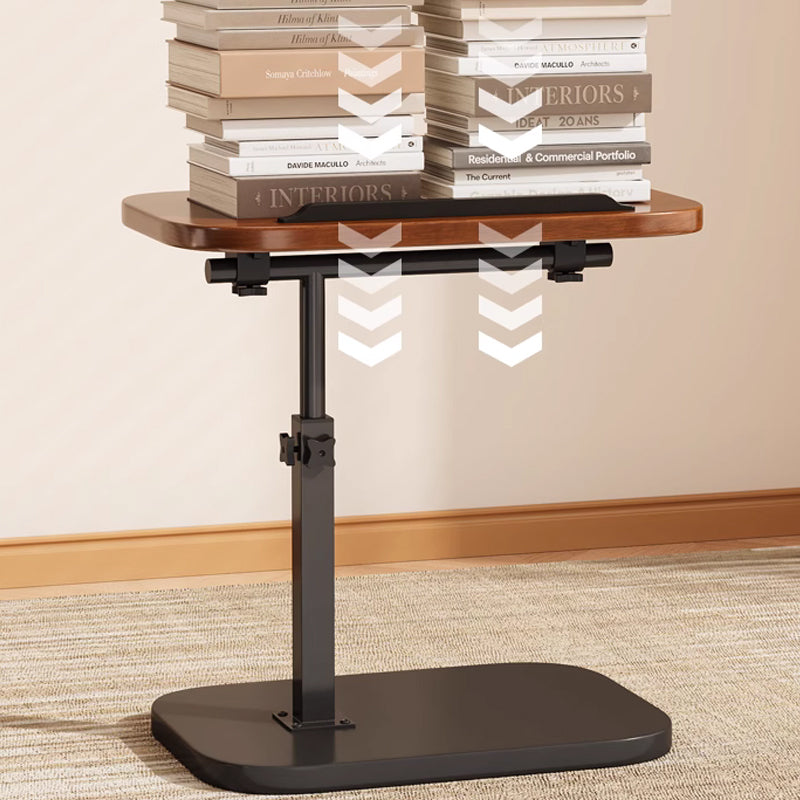 Height-Adjustable Rolling Laptop Desk with 360° Swivel Tabletop, 45–80 cm, 30 kg Capacity