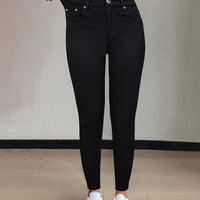 High-Waist Skinny Jeans