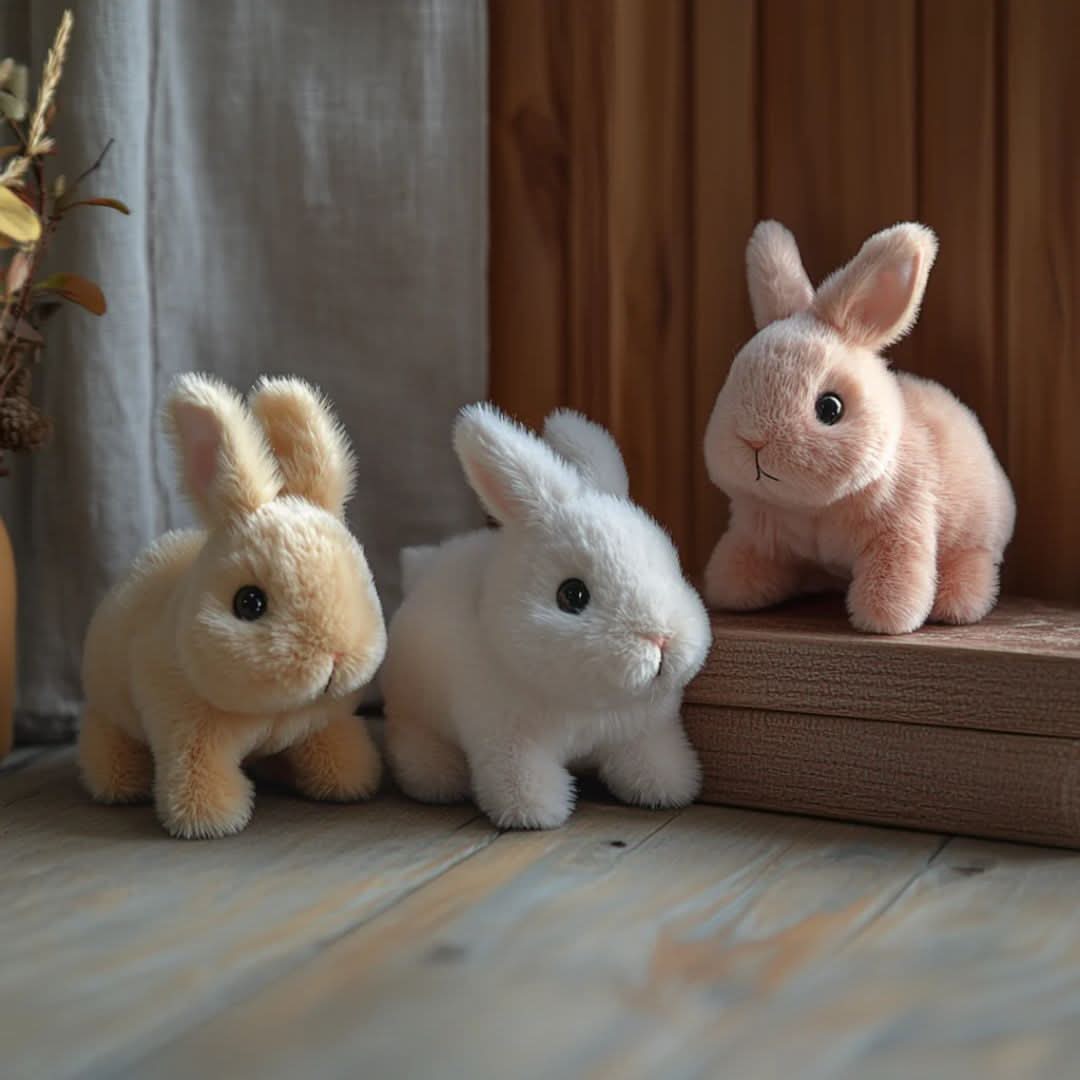 HoppiLoom Interactive Bunny – Plush Jumper Toy for Children