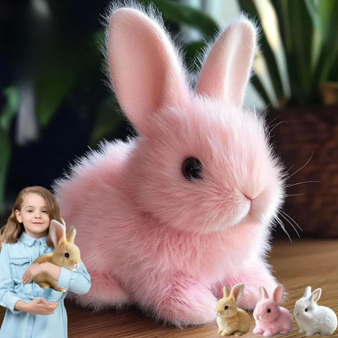 HoppiLoom Interactive Bunny – Plush Jumper Toy for Children