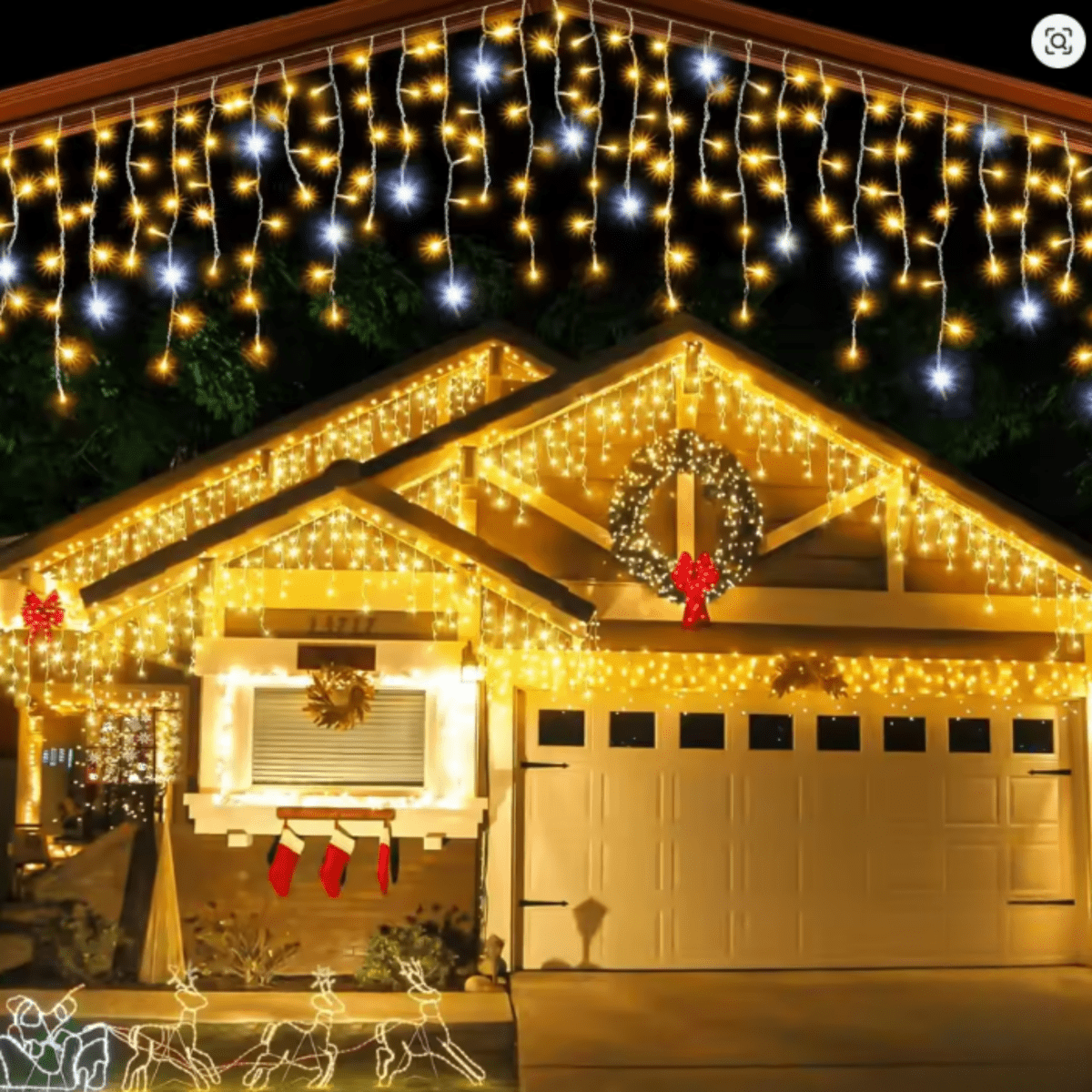 ILLUMERA – LED Garden Curtain 4 × 0.6 m with Weatherproof Elegance