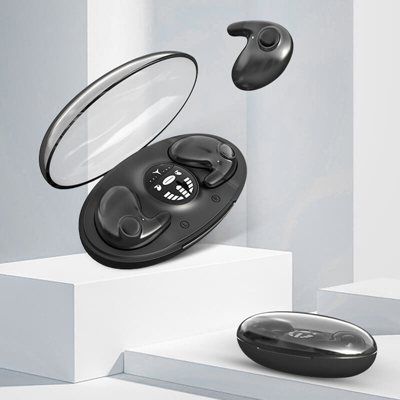 Invisible Sleep Headphones | Mini Bluetooth 5.3 Earbuds with Hi-Fi Sound and Noise Cancellation