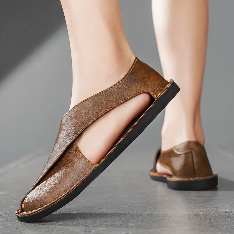 Italian Calfskin Sandals™ — Unleash Confidence and Walk on Clouds All Day Long