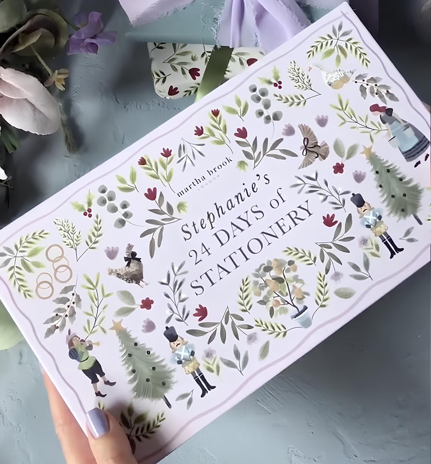 JollyJournals™ - Advent Calendar with Stationery 24 Surprises