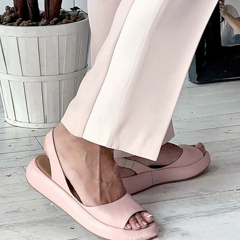 Keliso - Super Comfortable Summer Sandals with Footbed and Stretch Straps