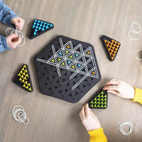 Juego de Estrategia Kettendreieck – Elegante Juego de Pensamiento para 2–4 Jugadores