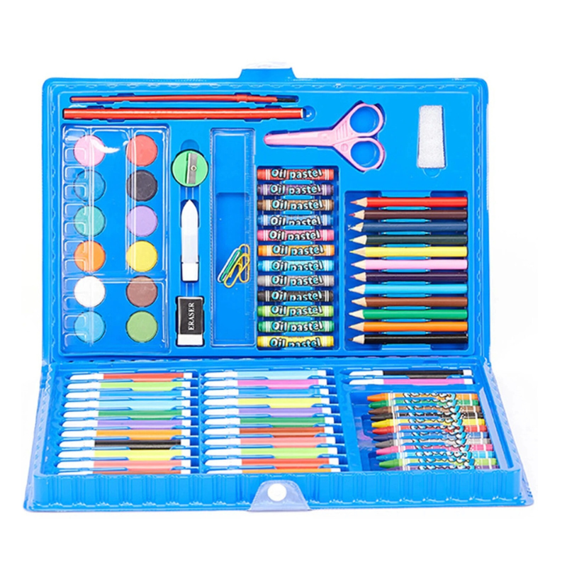 Kids Deluxe Art Set with Easel