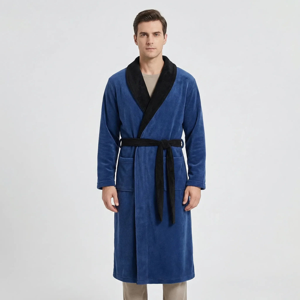 Kimono peignoir avec ceinture