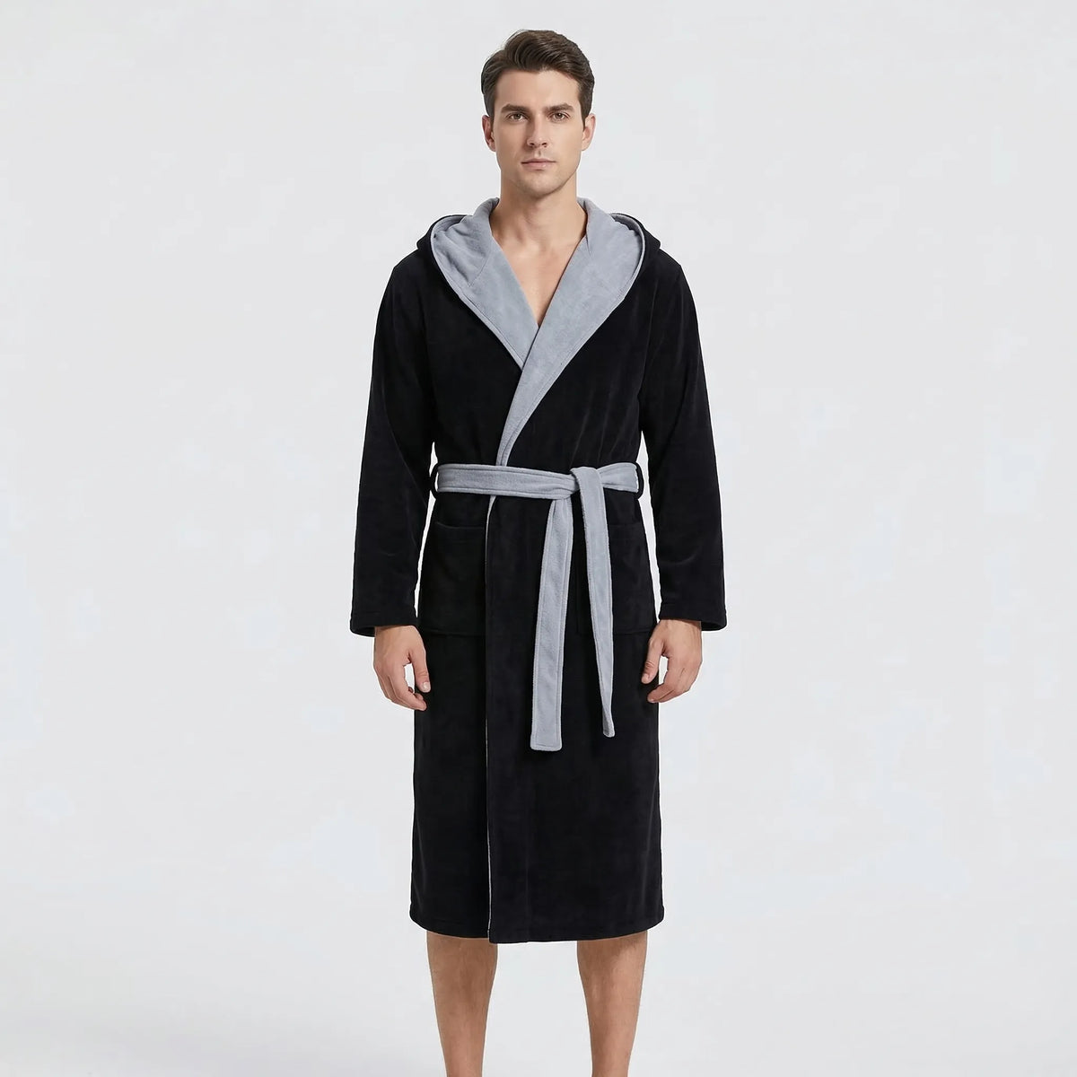 Kimono peignoir avec ceinture